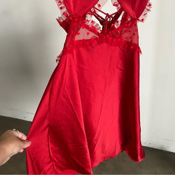 For Love And Lemons Red Mini Dress - Picture 5 of 9